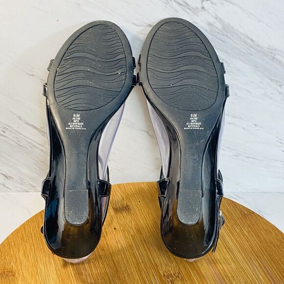 Impo Jolene Black Wedge Sandals Size 6.5 M - Picture 8 of 8